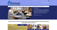 Desktop Screenshot of emmauslutheranfw.org